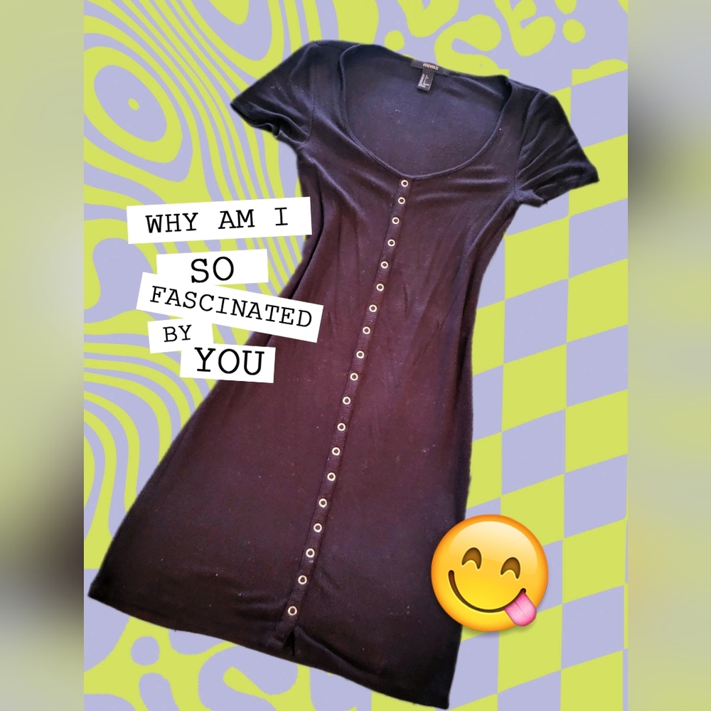 Mini rayon dress